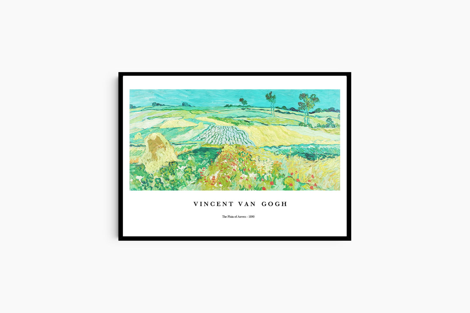 Vincent Van Gogh - The Plain of Auvers Poster - Hakyarts