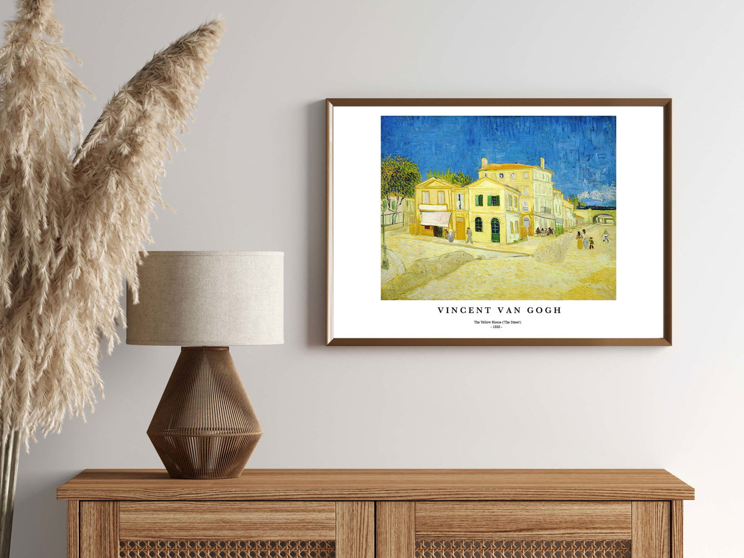 Vincent Van Gogh - The Yellow House Poster - Hakyarts