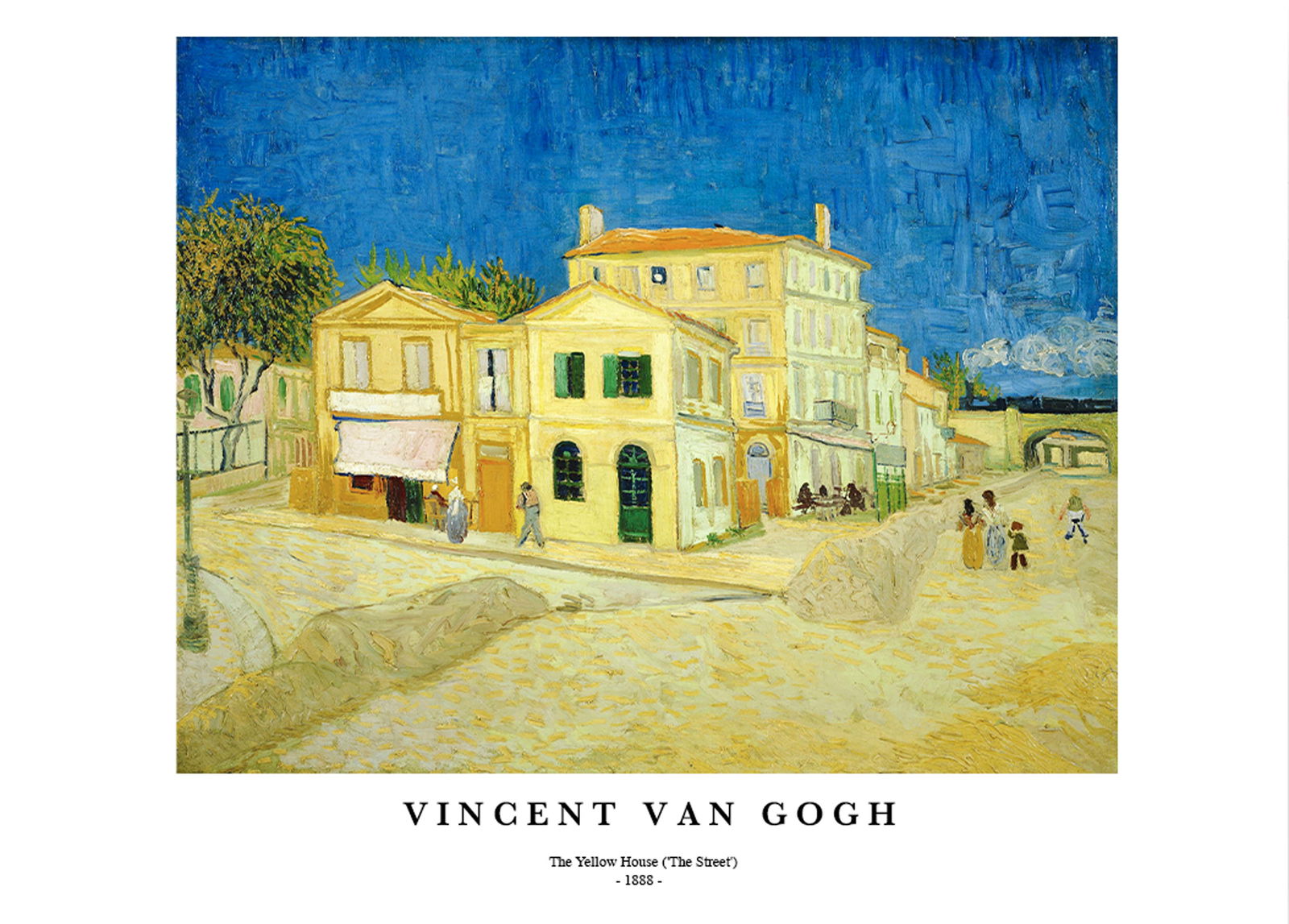 Vincent Van Gogh - The Yellow House Poster - Hakyarts