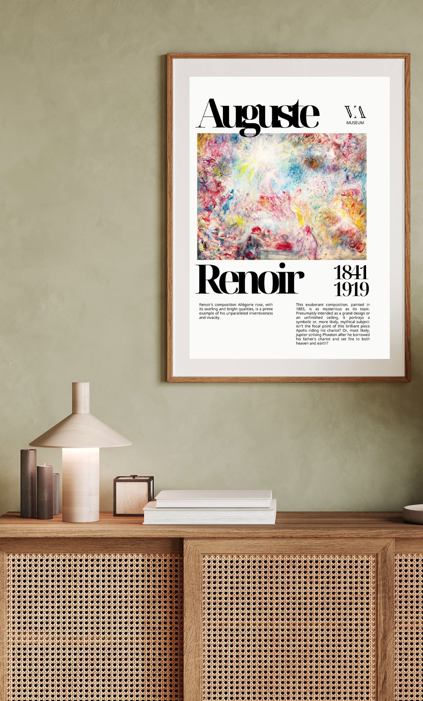 Vintage Auguste Renoir Art Exhibition Poster - Hakyarts