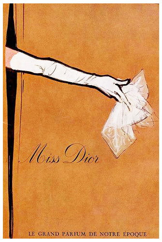 Vintage Miss Dior Poster - Le Grand Parfum de Notre Époque - Hakyarts