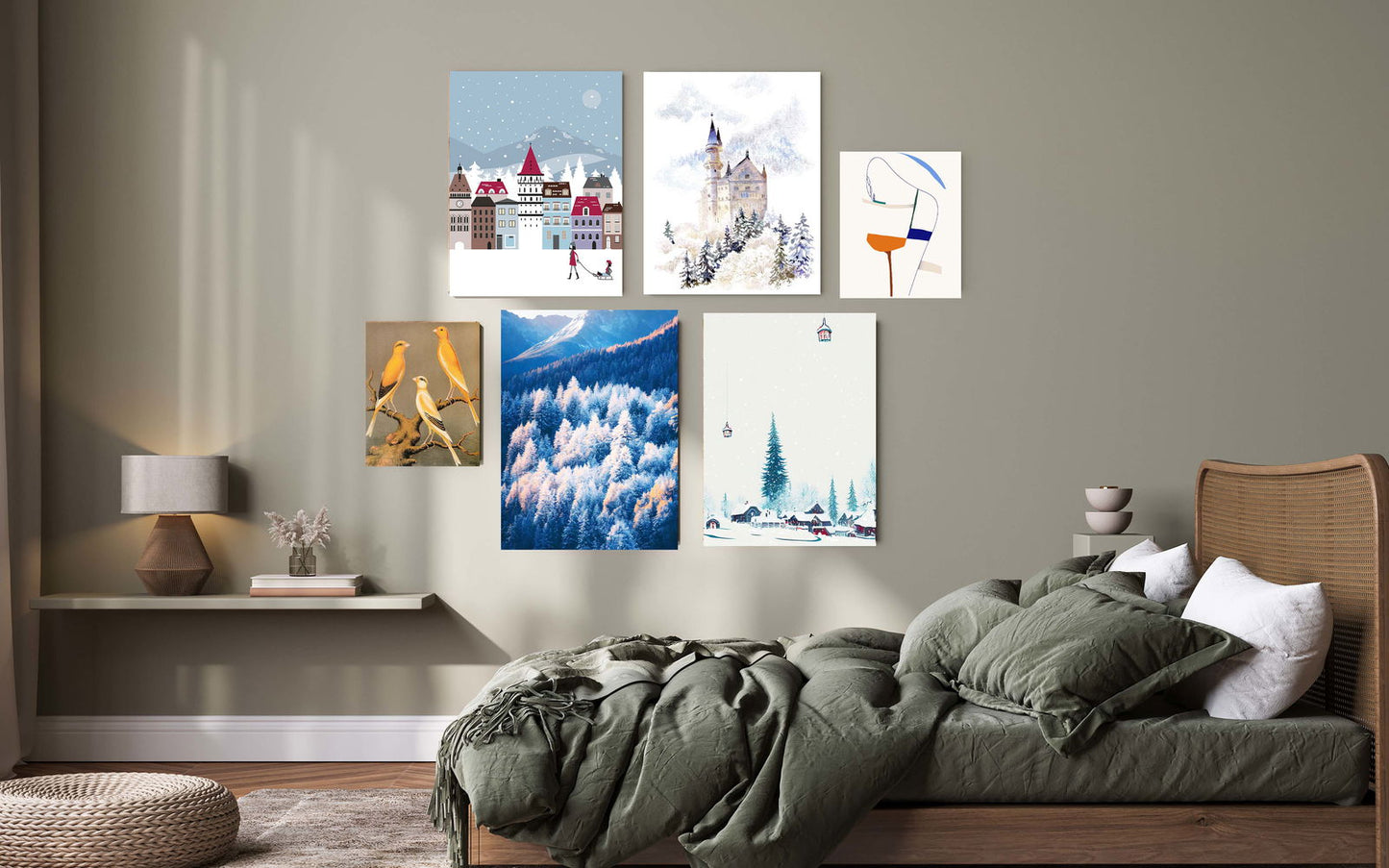 Warm Winter Gallery Wall - Hakyarts