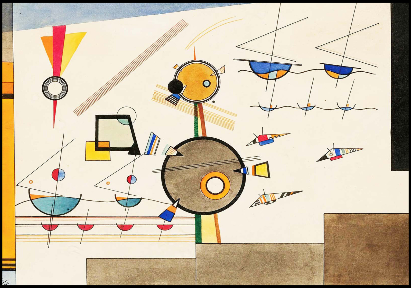 Wassily Kandinsky - Floating - Hakyarts