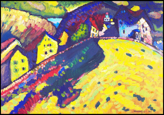 Wassily Kandinsky - Houses at Murnau - Hakyarts