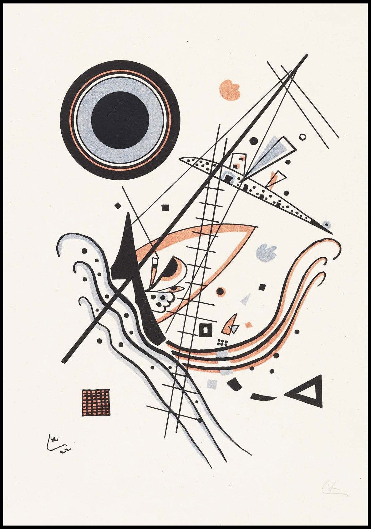 Wassily Kandinsky - Lithographie ‘Blau’ - Hakyarts