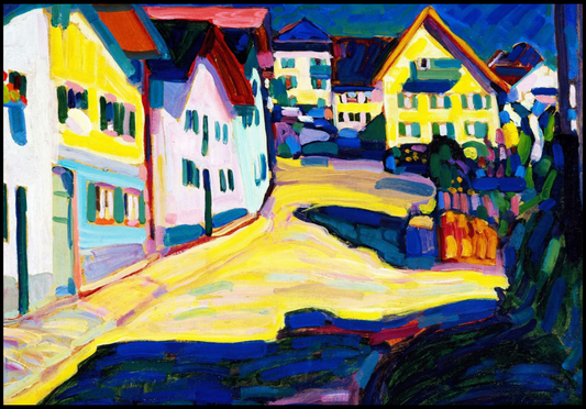 Wassily Kandinsky - Murnau 'Burggrabenstrasse I' - Hakyarts