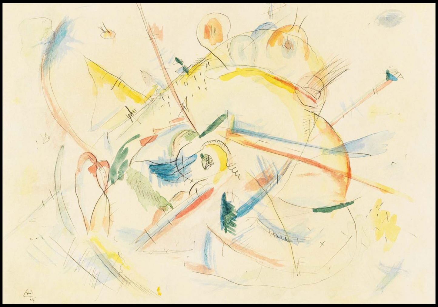 Wassily Kandinsky - Ohne Titel - Hakyarts