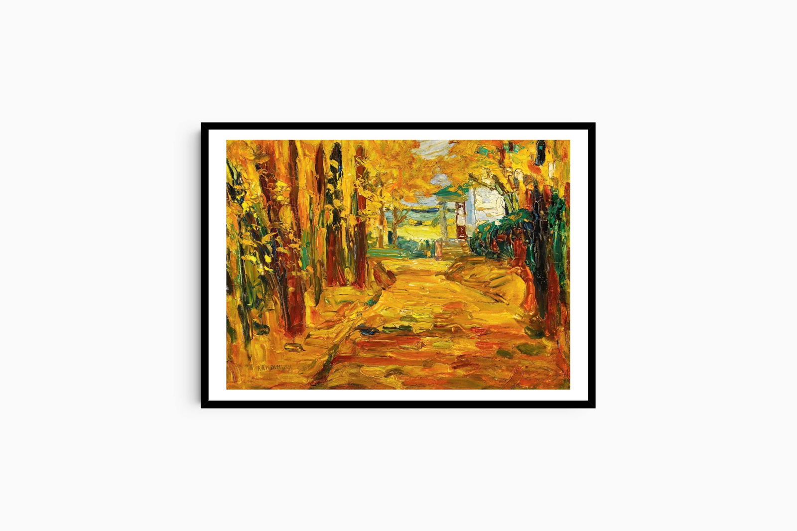 Wassily Kandinsky - Park Von St. Cloud 'Herbst I' - Hakyarts