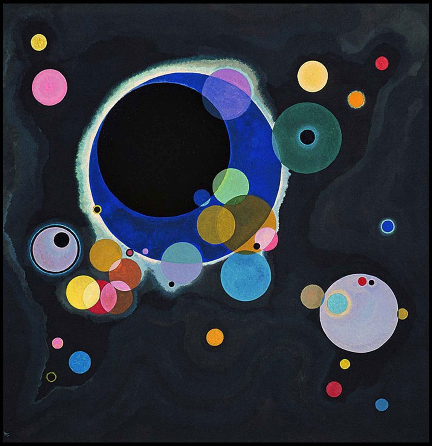 Wassily Kandinsky - Several Circles - Hakyarts