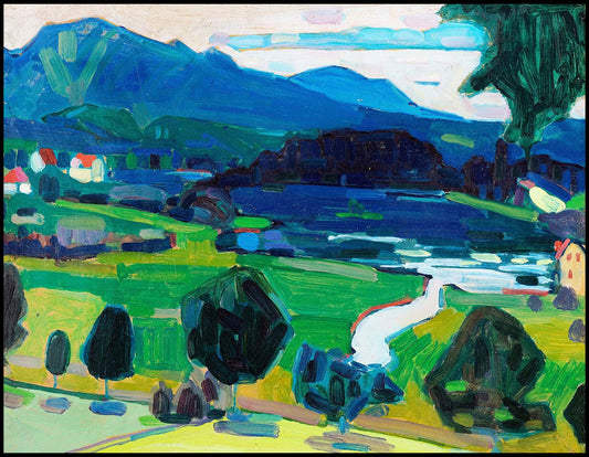 Wassily Kandinsky - View over the Staffelsee - Hakyarts