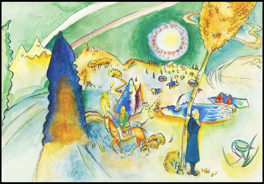 Wassily Kandinsky - Watercolor for Poul Bjerre - Hakyarts