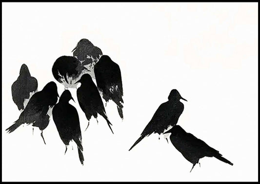 Watanabee Seitei - Japanese Crows - Hakyarts