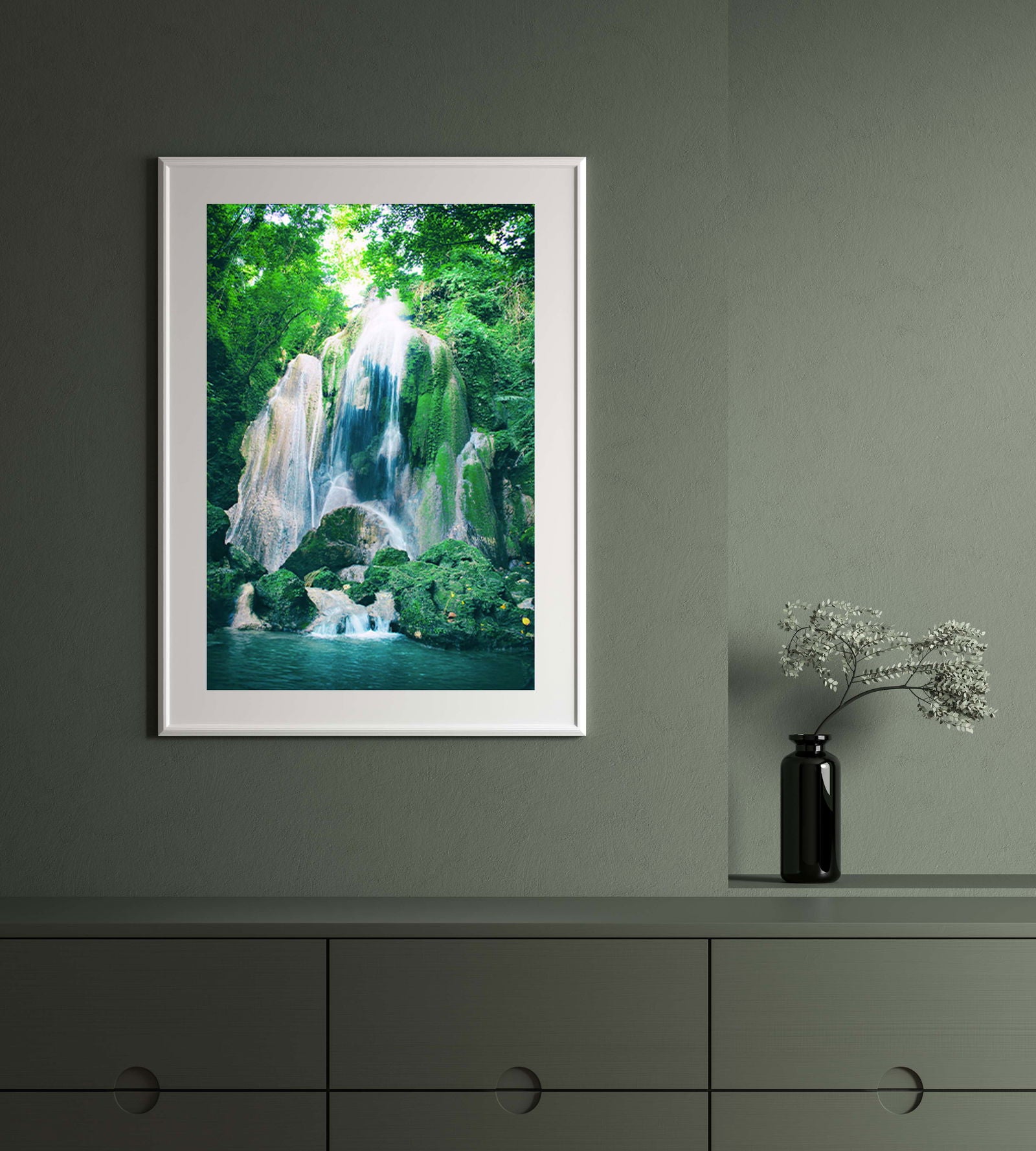 Water Falling Poster - Hakyarts