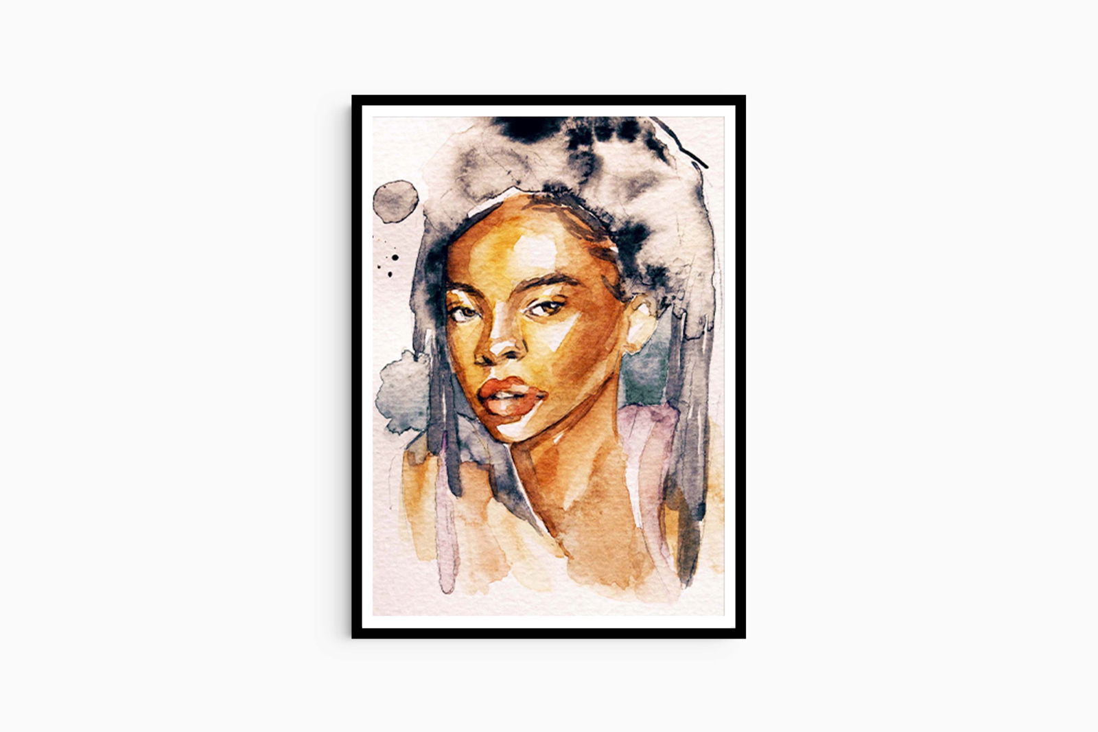 Watercolour Woman No 1 Poster - Hakyarts