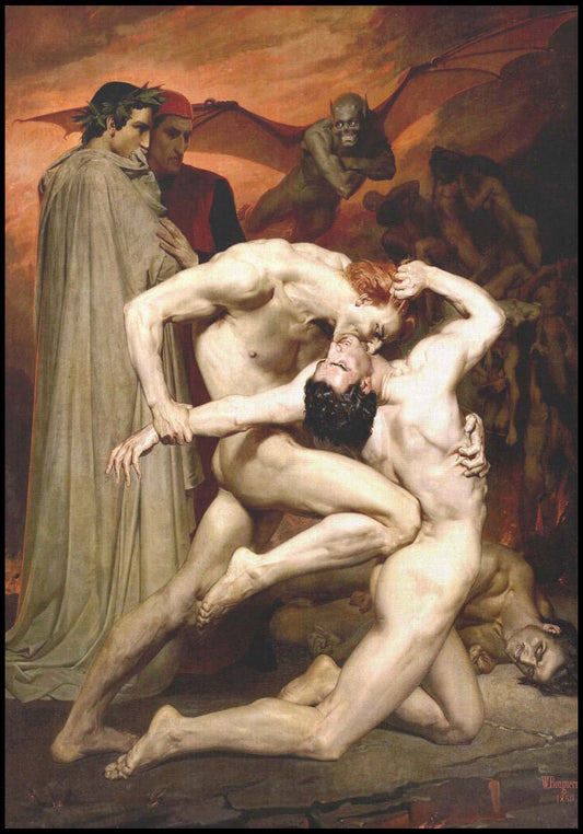 William Bouguereau - Dante and Virgil in Hell - Hakyarts