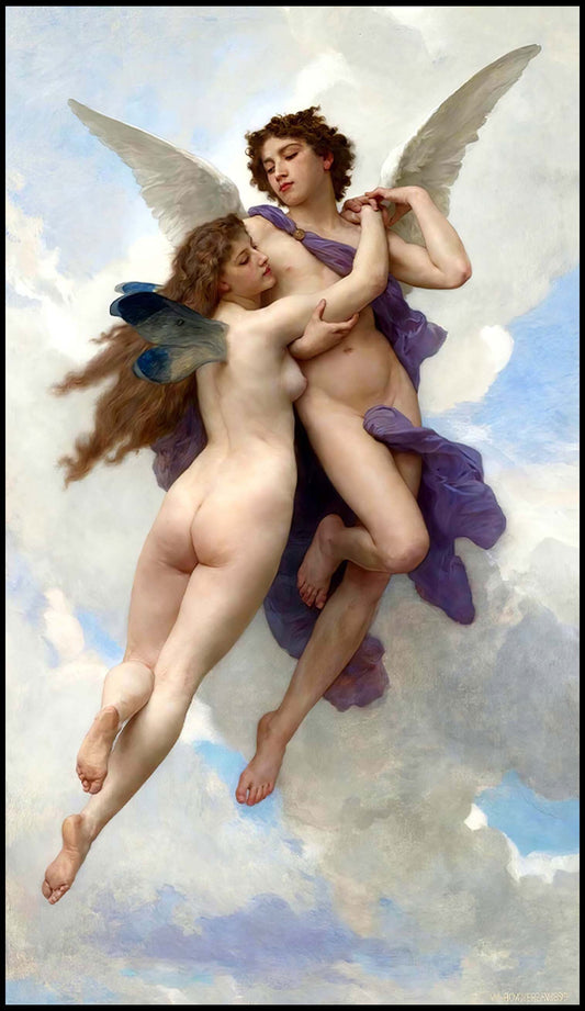 William Bouguereau - Love And Psyché - Hakyarts