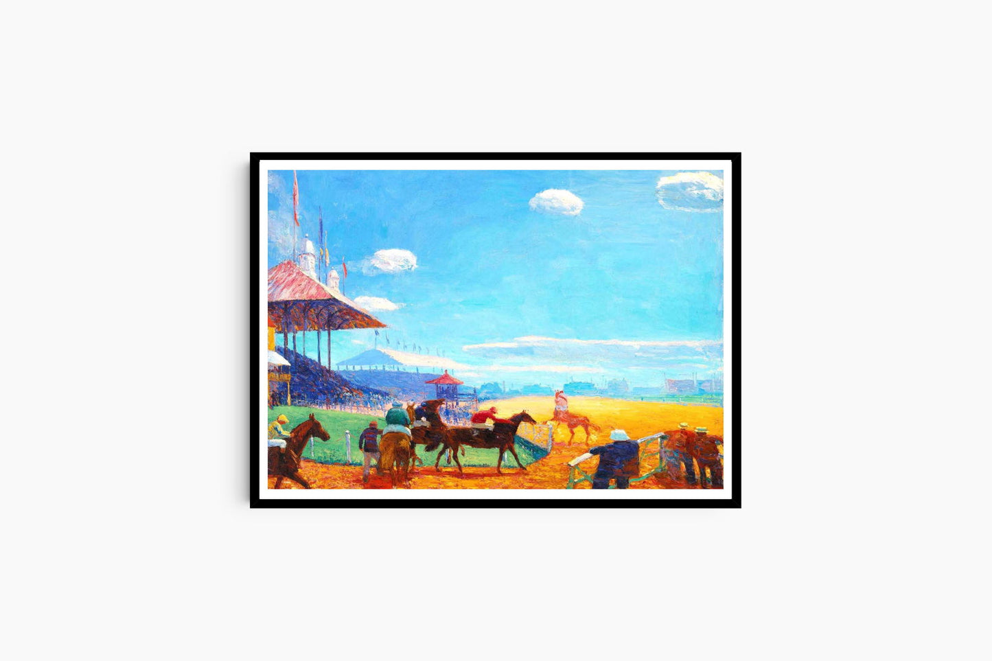 William James Glackens - Race Track - Hakyarts