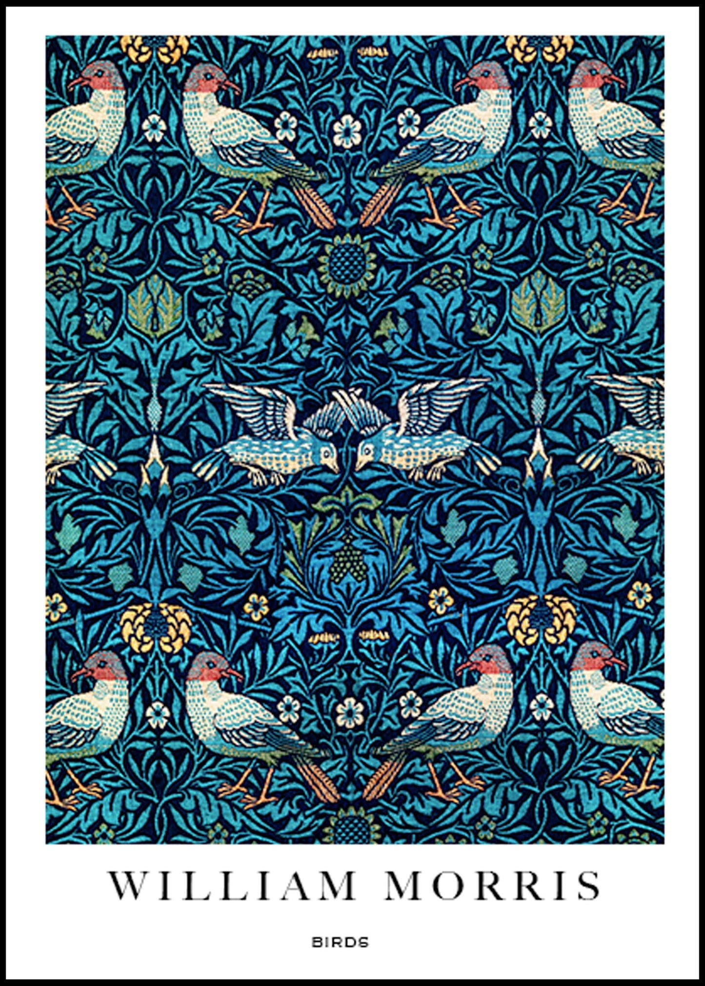 William Morris - Birds Poster - Hakyarts