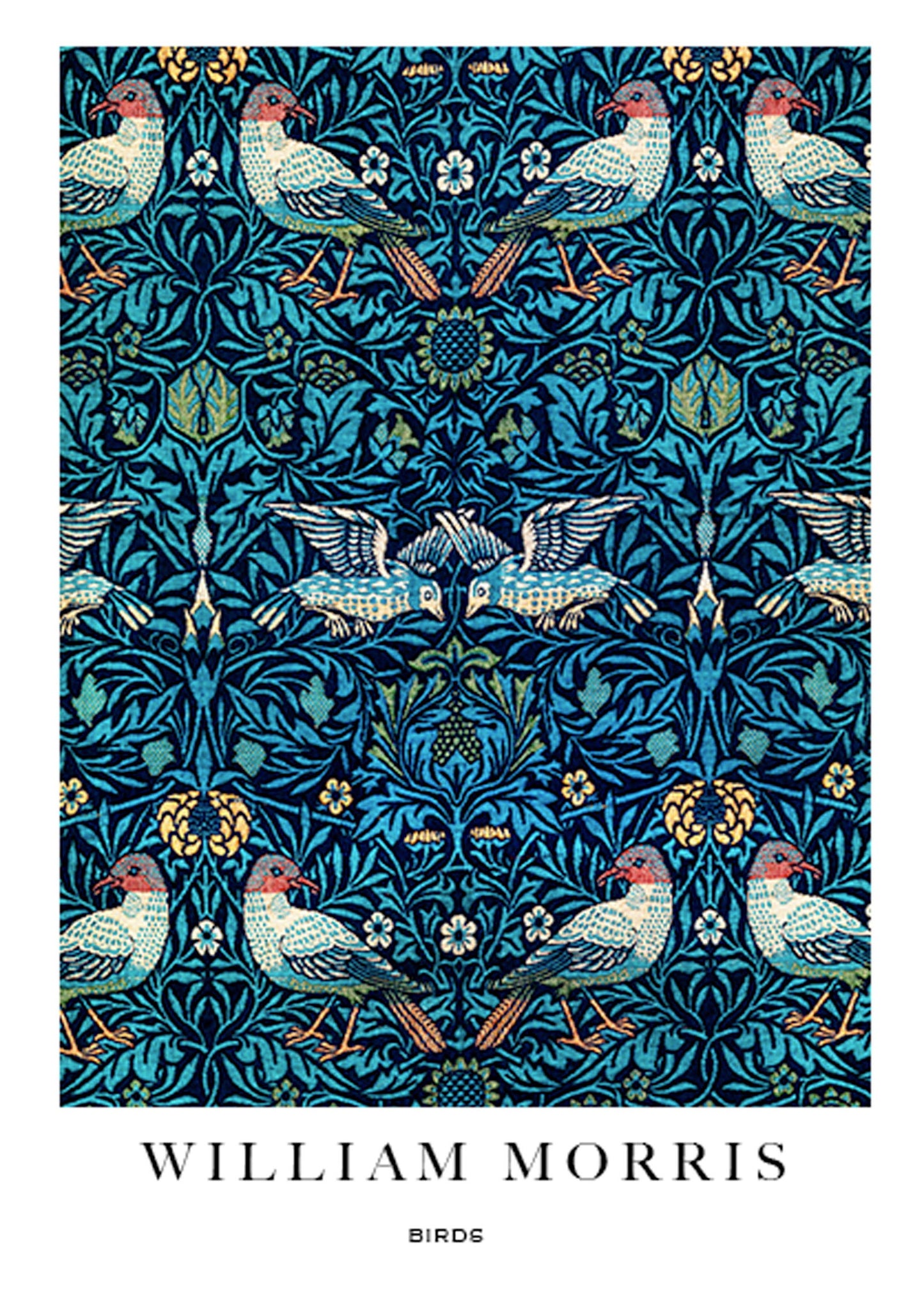 William Morris - Birds Poster - Hakyarts