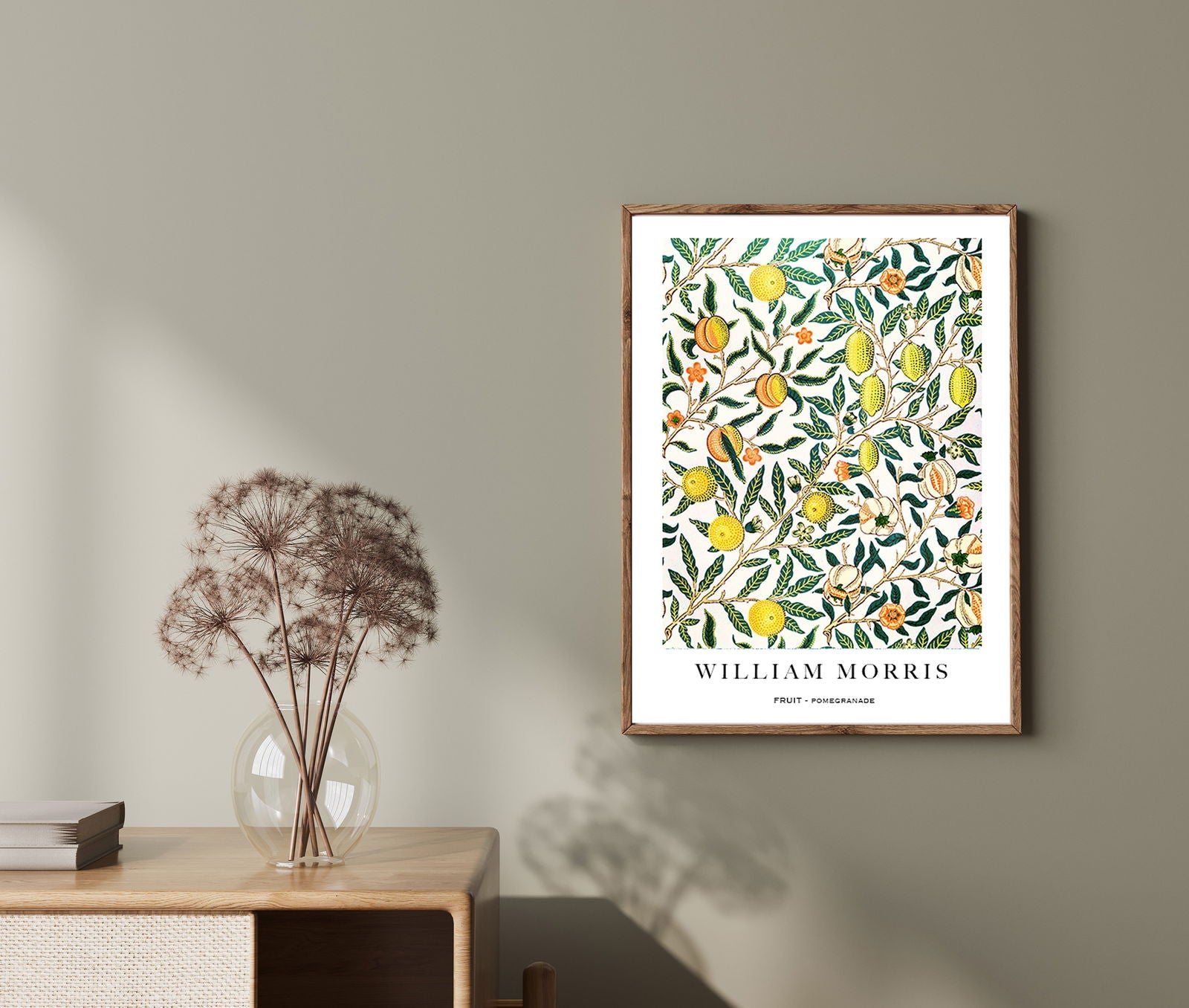 William Morris - Fruit - Pomegranate Poster - Hakyarts