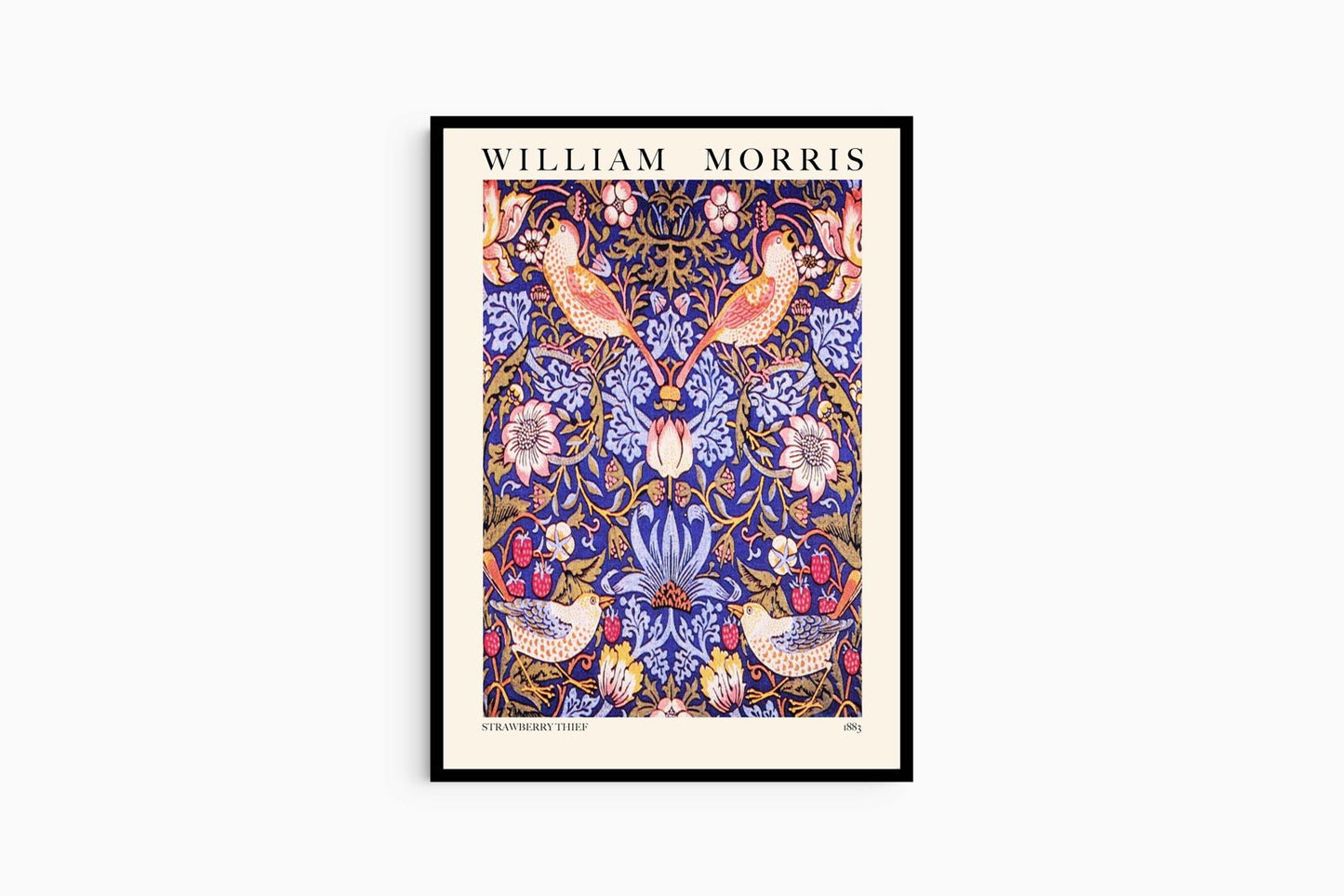 William Morris - Strawberry Thief Poster - Hakyarts