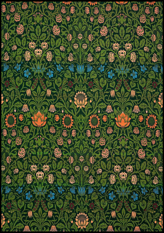 William Morris - Violet and Columbine No 2 - Hakyarts