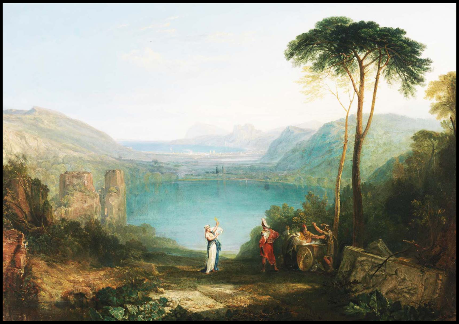 William Turner - Aeneas and the Sibyl, Lake Avernus - Hakyarts