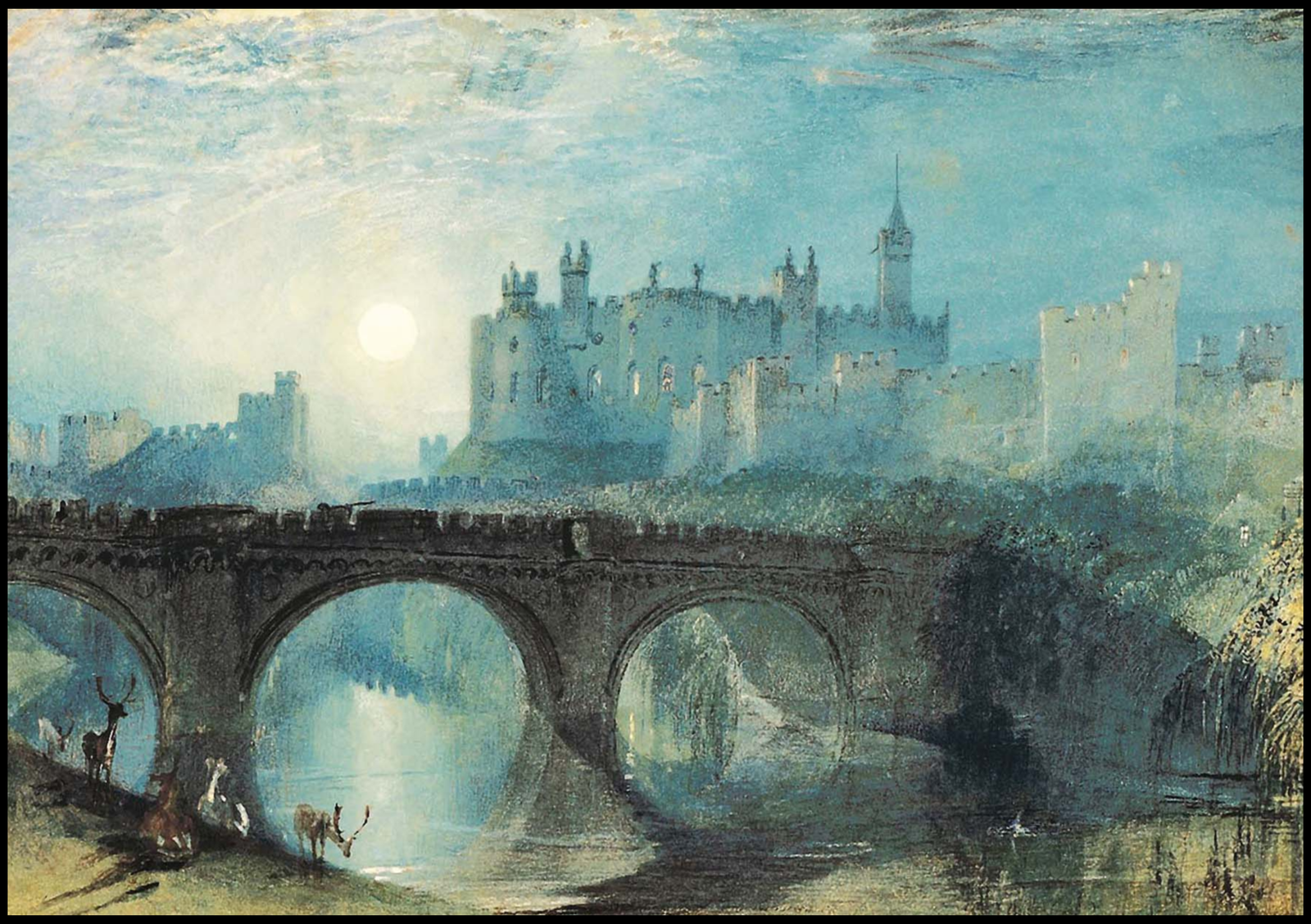 William Turner - Alnwick Castle - Hakyarts