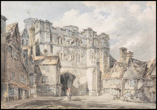 William Turner - Christ Church Gate - Hakyarts