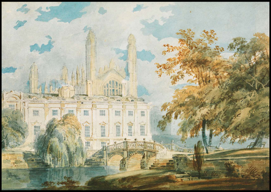 William Turner - Clare Hall and King's College Chapel - Hakyarts