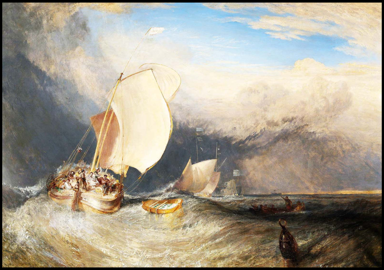 William Turner - Fishing Boats with Hucksters Bargaining for Fish - Hakyarts