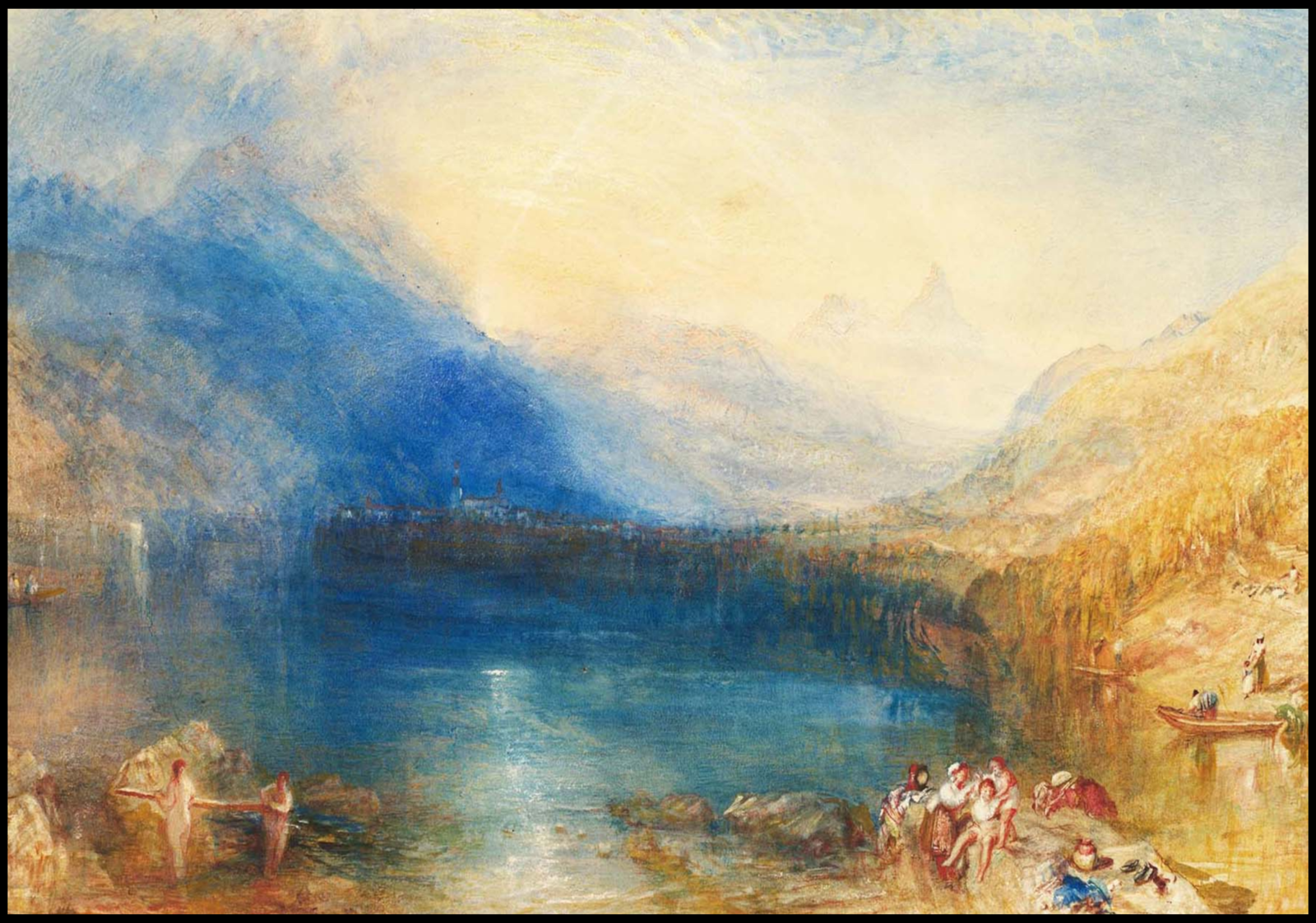 William Turner - The Lake of Zug - Hakyarts