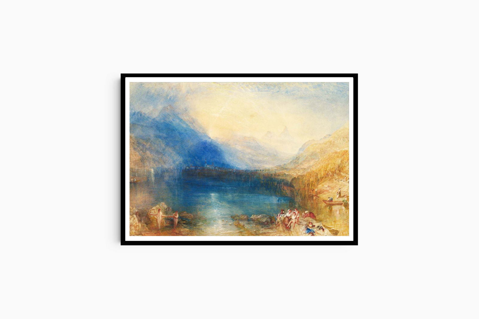 William Turner - The Lake of Zug - Hakyarts