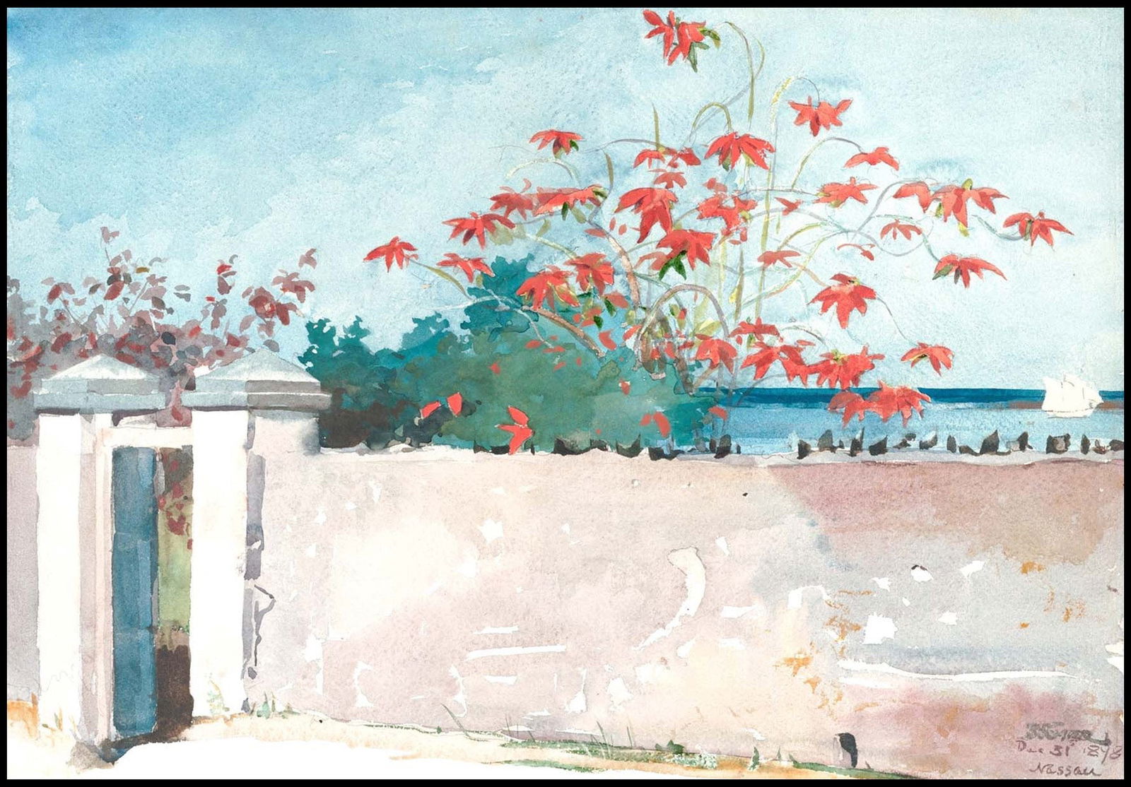 Winslow Homer - A Wall - Hakyarts