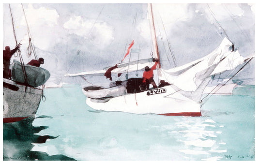 Winslow Homer - Fishing Boats Key West - Hakyarts