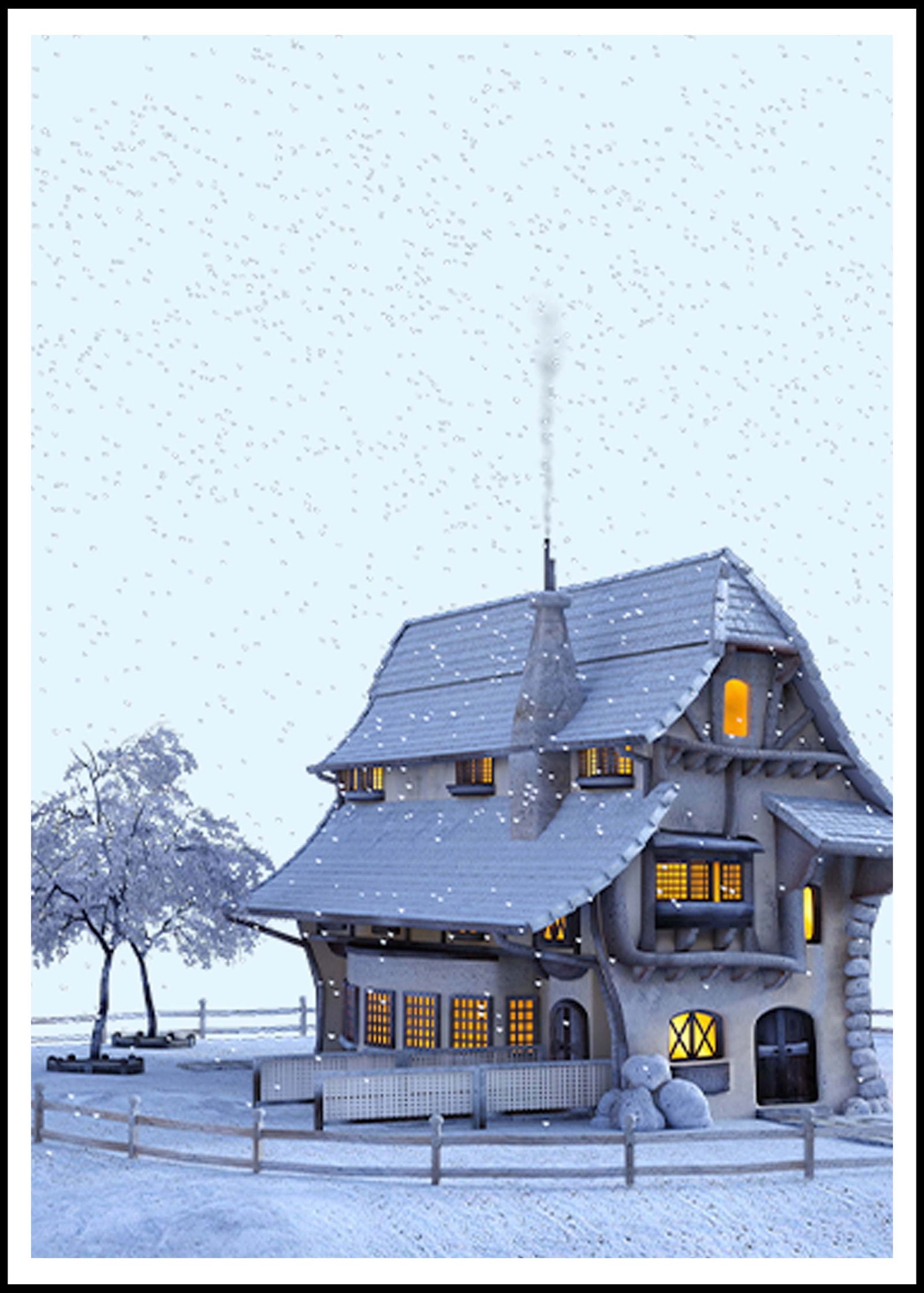 Winter House Poster - Hakyarts