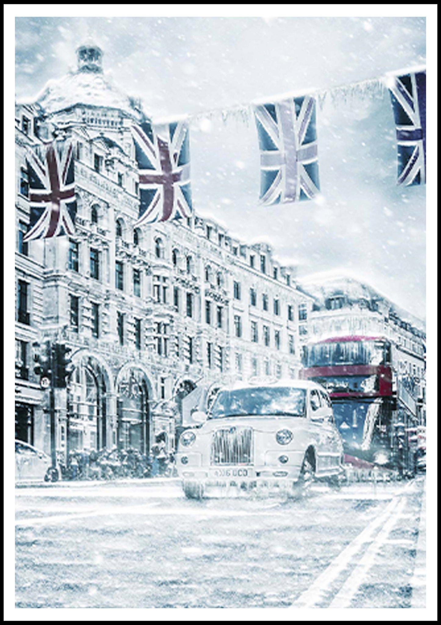 Winter In London Poster - Hakyarts