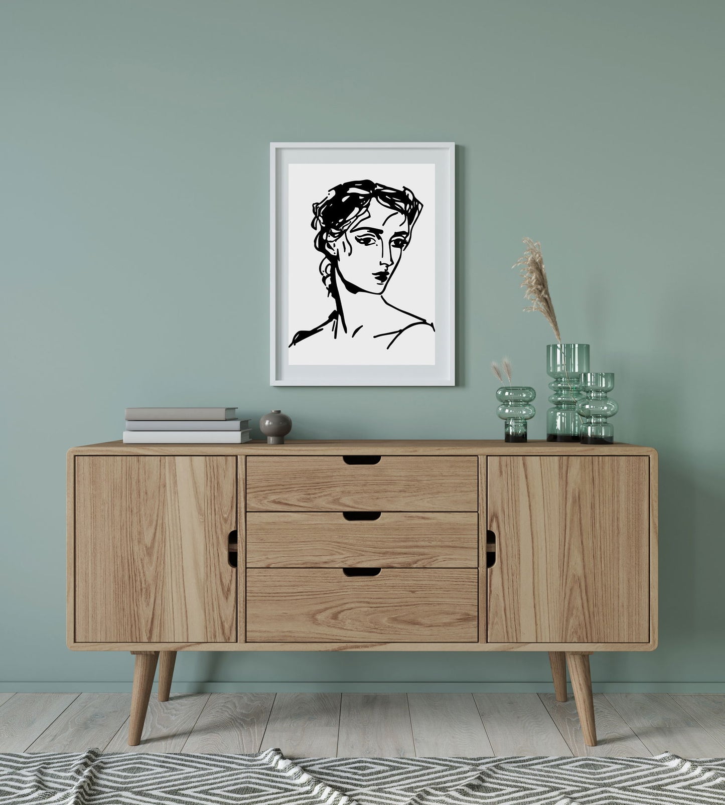 Woman Bust Poster - Hakyarts