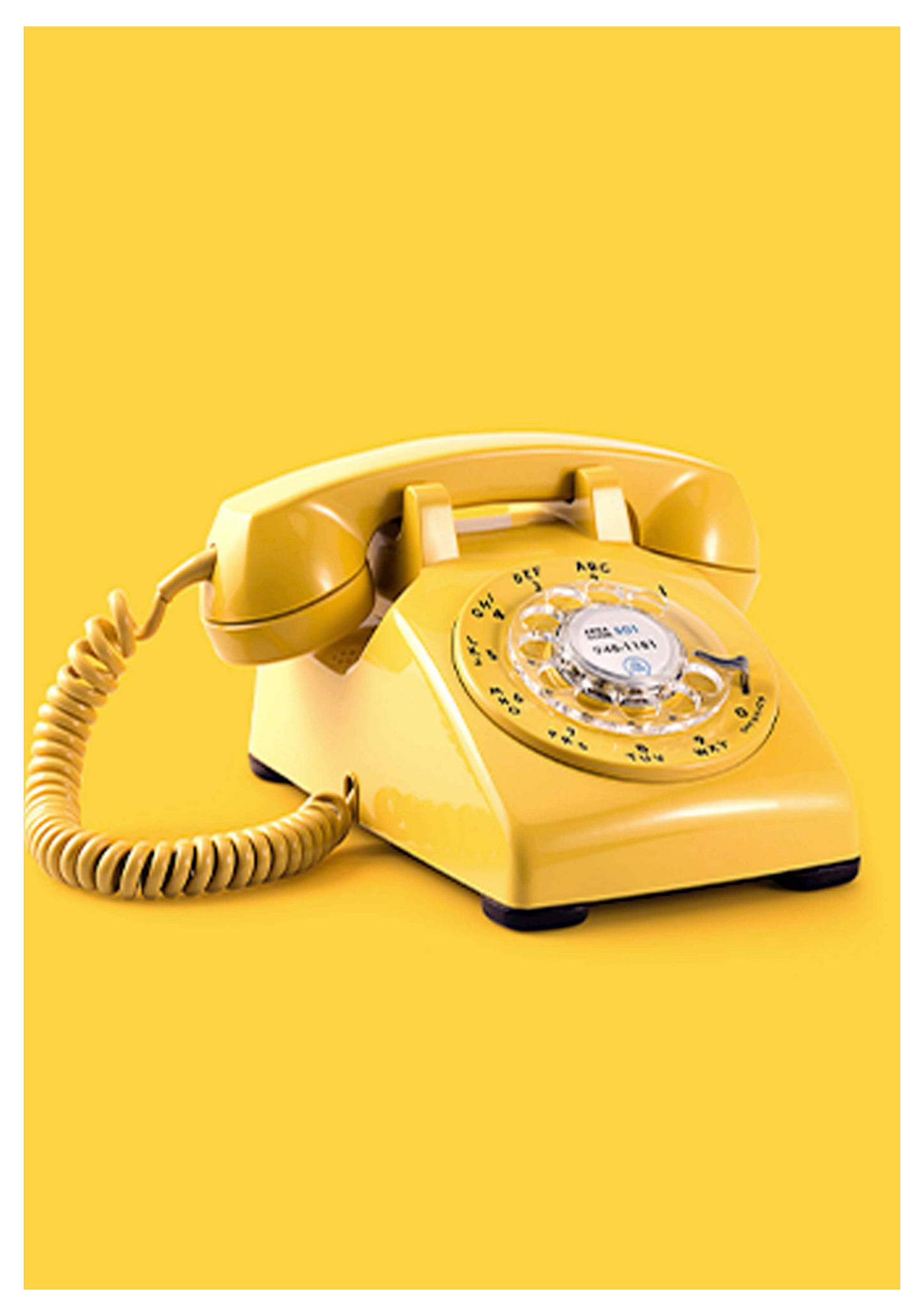 Yellow Phone Poster - Hakyarts