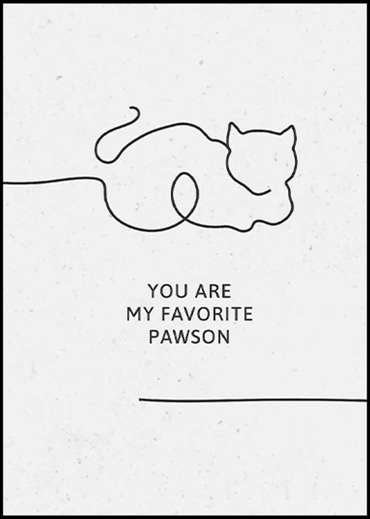 You Are My Favourite Person Poster - Hakyarts