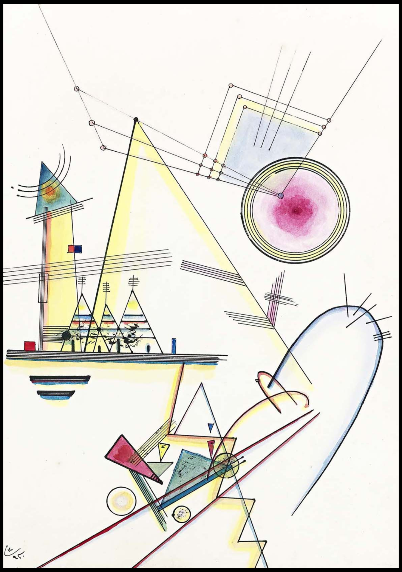 wassily kandinsky - Delicate Soul - Hakyarts