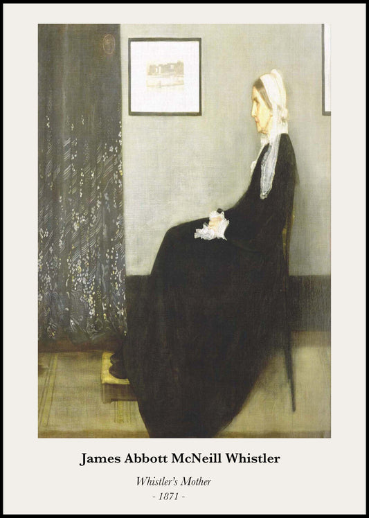 James Abbott McNeill Whistler - Whistler's Mother Poster
