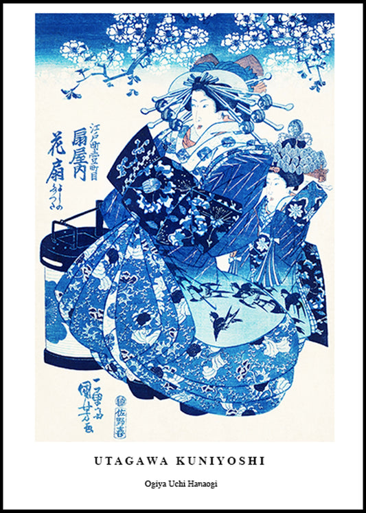 Utagawa Kuniyoshi - Ogiya Uchi Hanaogi Poster