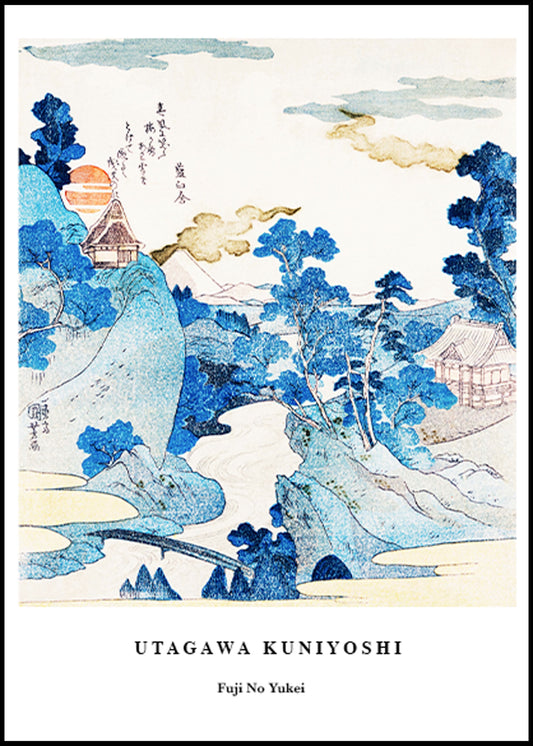 Utagawa Kuniyoshi - Fuji No Yukei Poster
