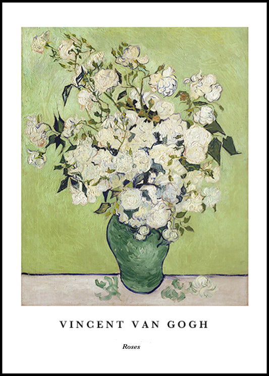 Vincent Van Gogh - Roses Poster