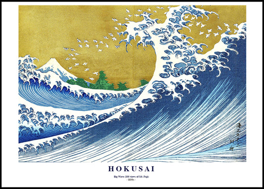 Katsushika Hokusai - Big Wave Poster