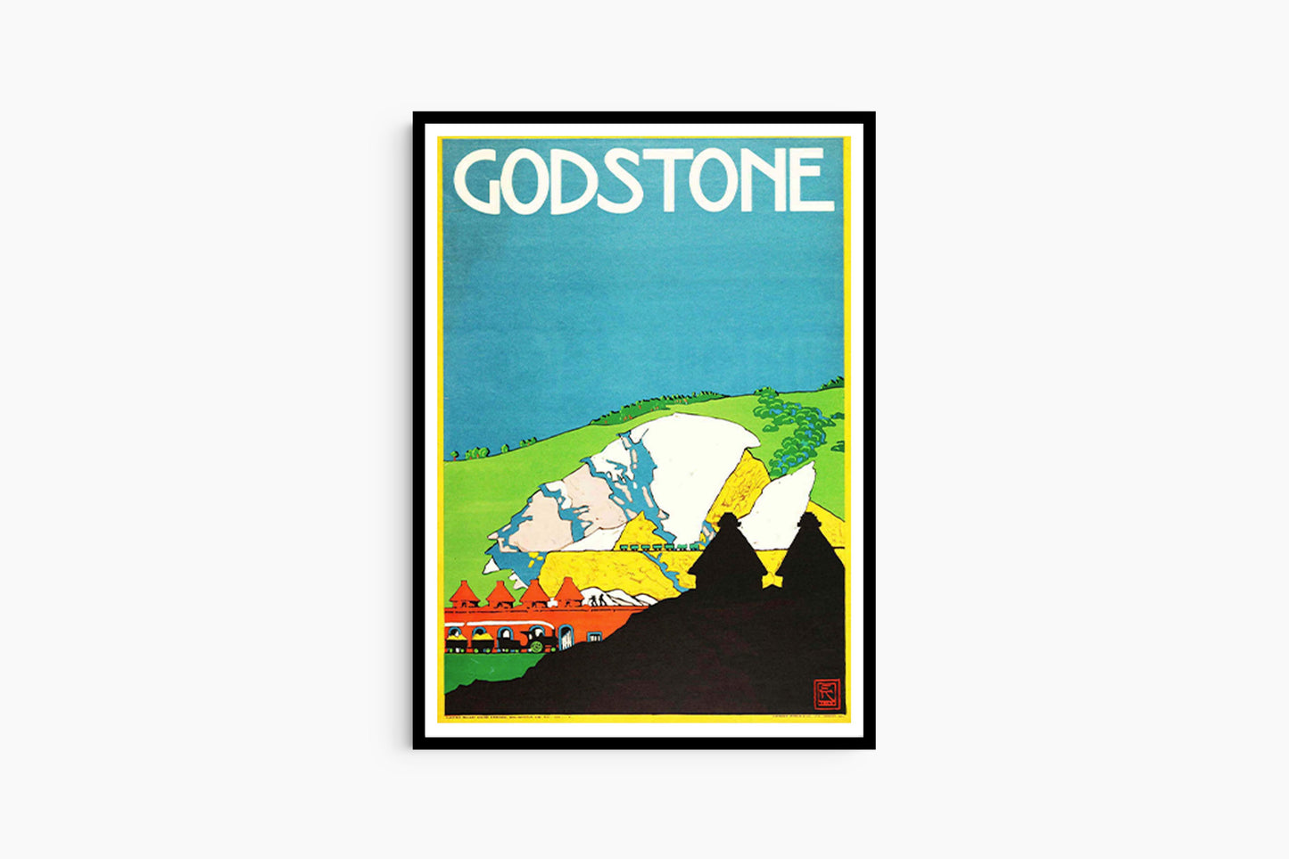Edward McKnight Kauffer - Goldstone Poster