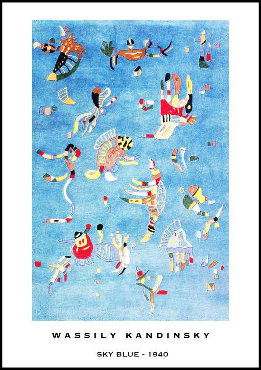 Wassily Kandinsky - Sky Blue Poster