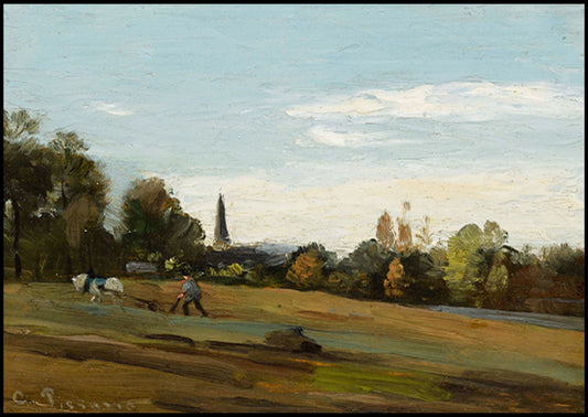Camille Pissarro -  Le Labourage, Bérelles