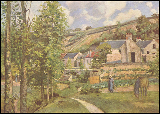 Camille Pissarro - A View of L’Hermitage, near Pontoise
